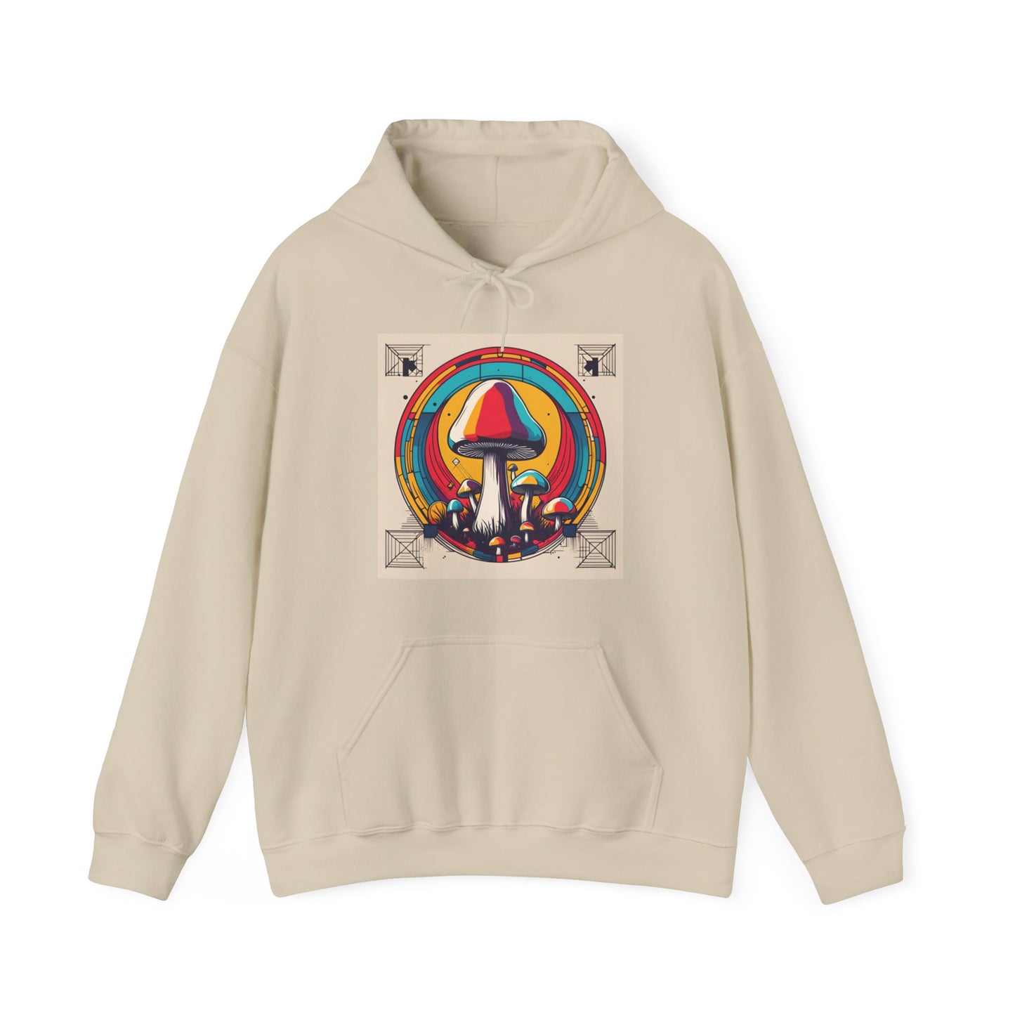 Unisex Abstract Hooded Sweatshirt 3