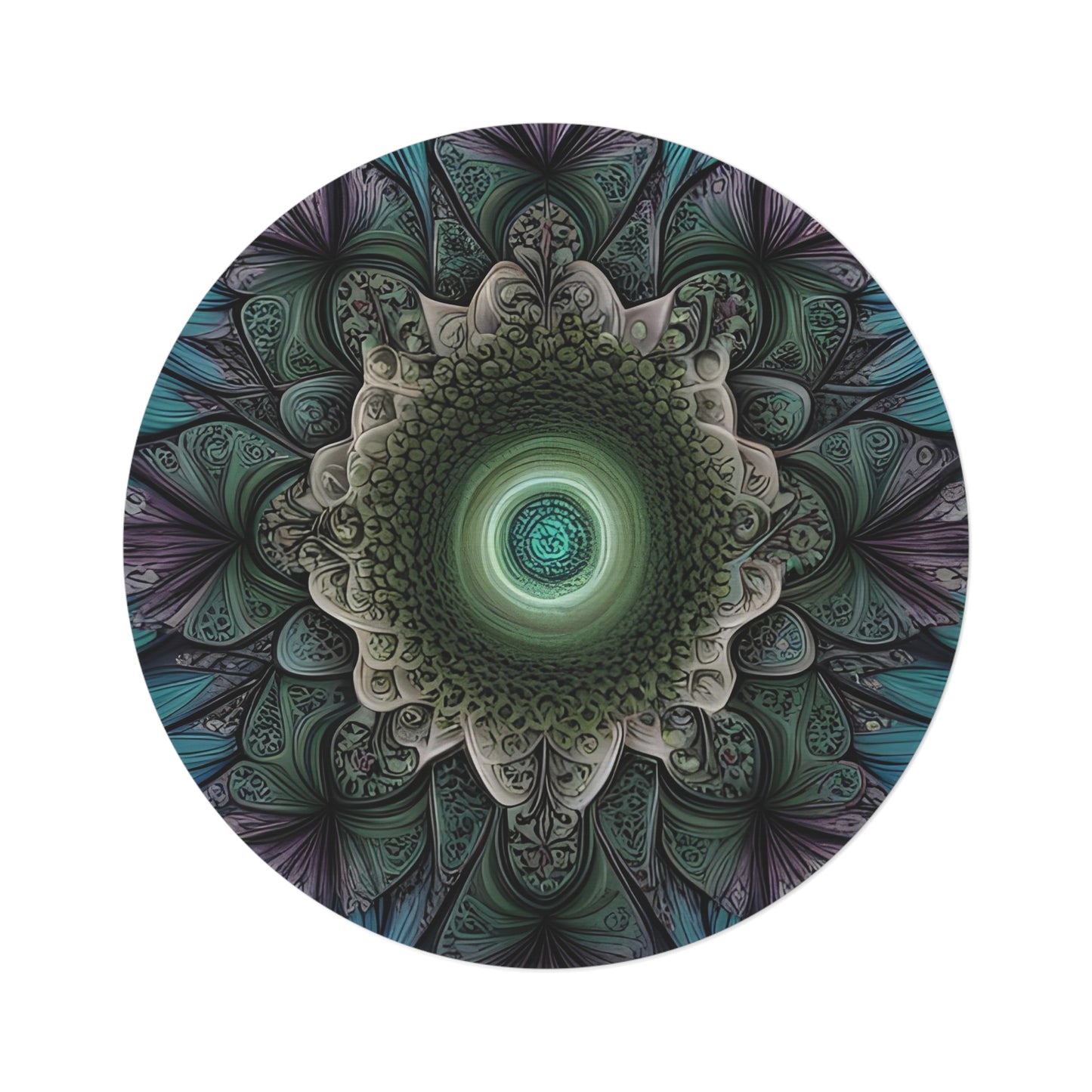 Abstract Round Rug 35