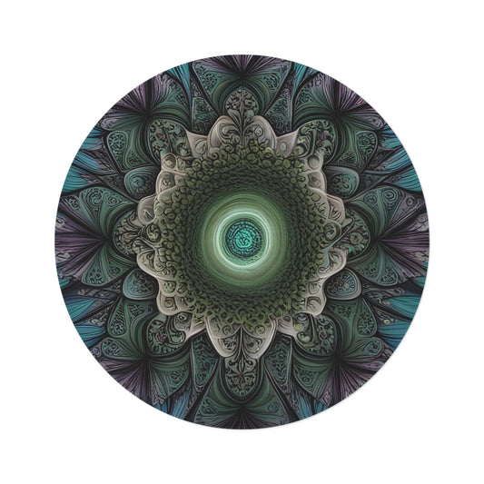 Abstract Round Rug 35