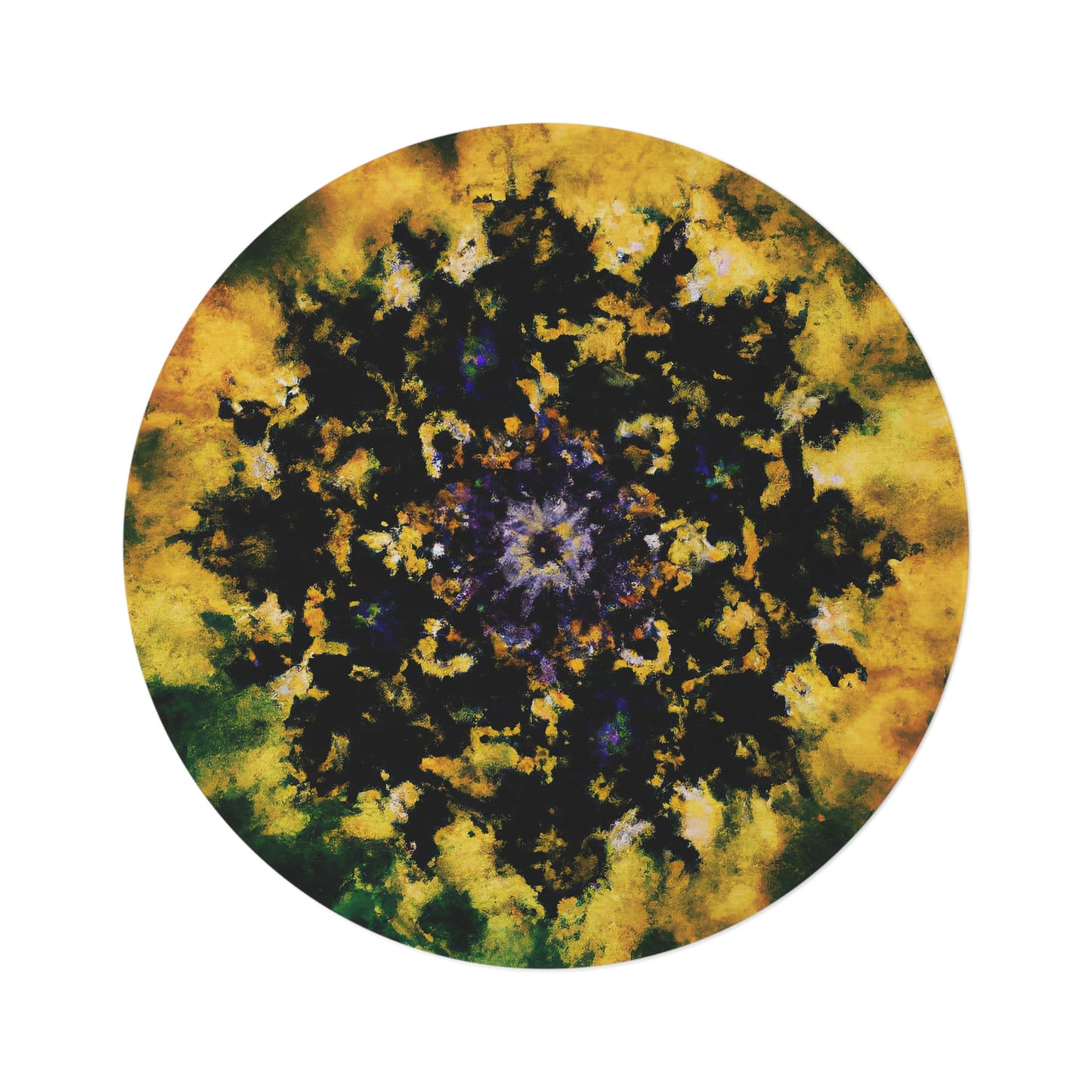 Abstract Round Rug 47