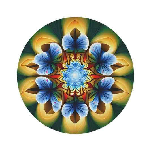 Abstract Round Rug 32