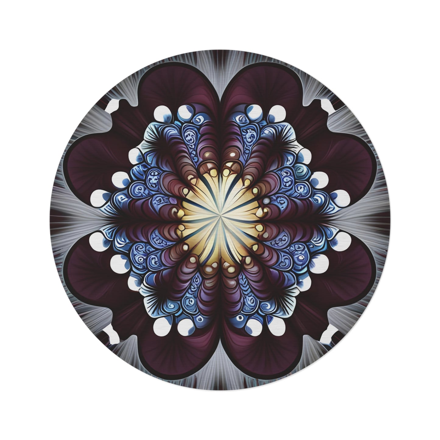 Abstract Round Rug 30