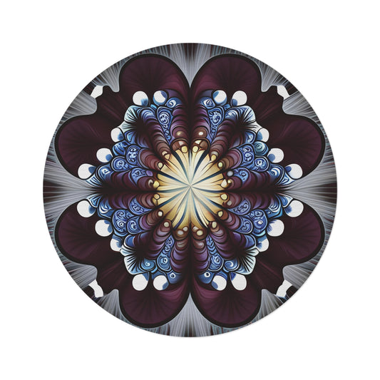 Abstract Round Rug 30