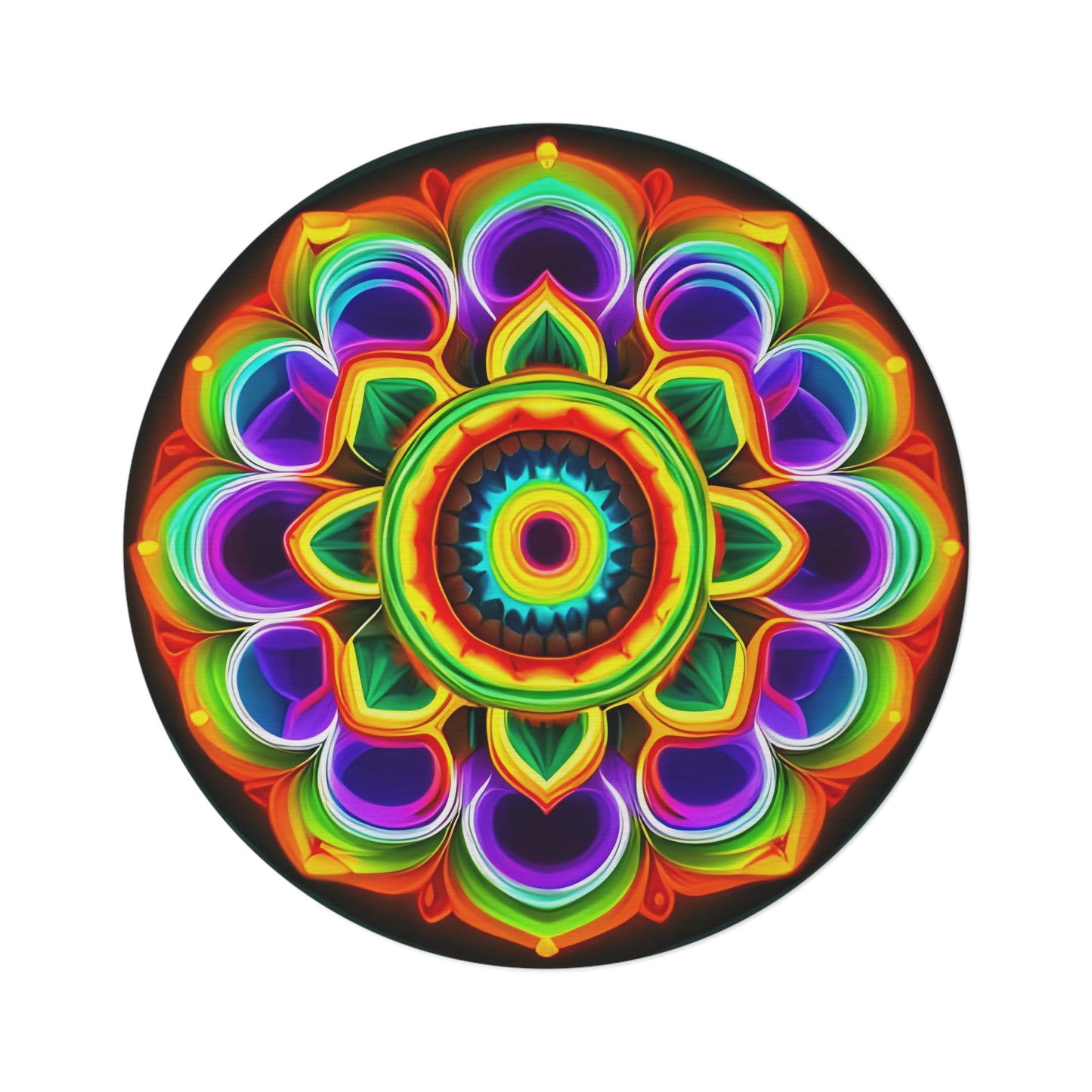 Abstract Round Rug 20