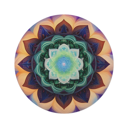 Abstract Round Rug 28