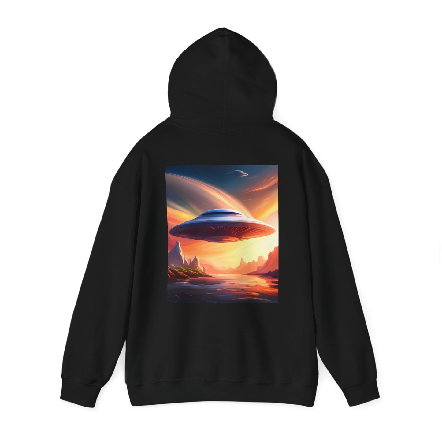 Unisex Abstract Hooded Sweatshirt 2