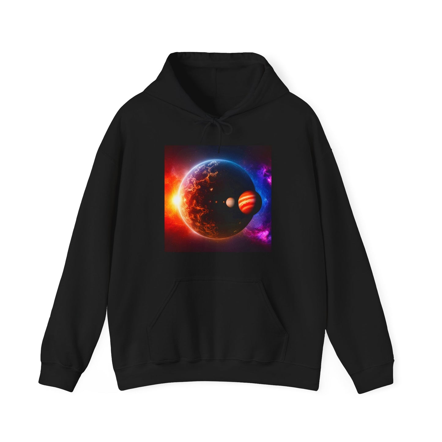 Unisex Abstract Hooded Sweatshirt 2