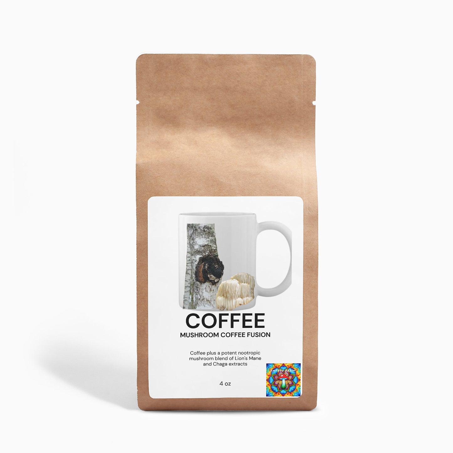 Mushroom Coffee Fusion - Lion’s Mane & Chaga 4oz